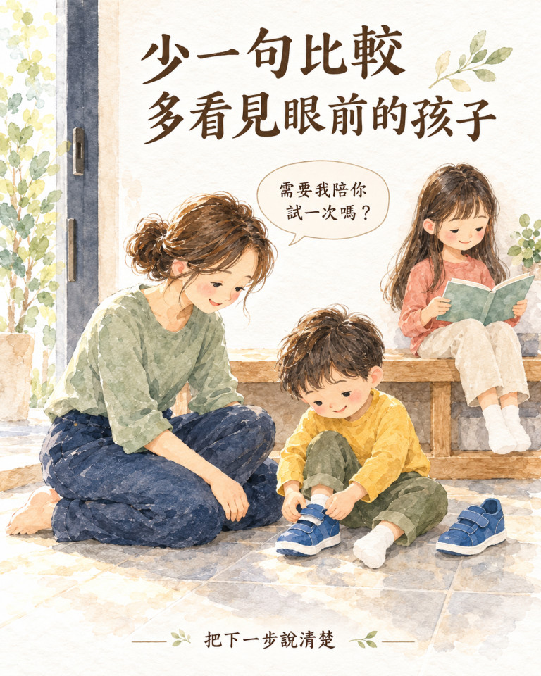 少一句比較,多看見眼前的孩子 🌱
