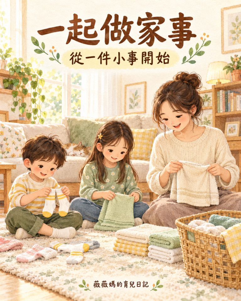 一起做家事,從一件小事開始 🧺