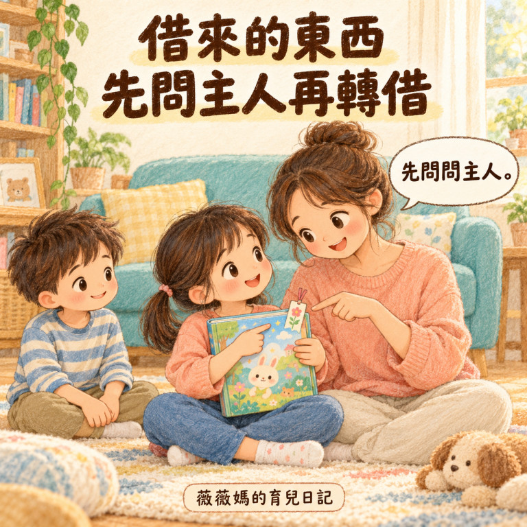 借來的東西,先問主人再轉借