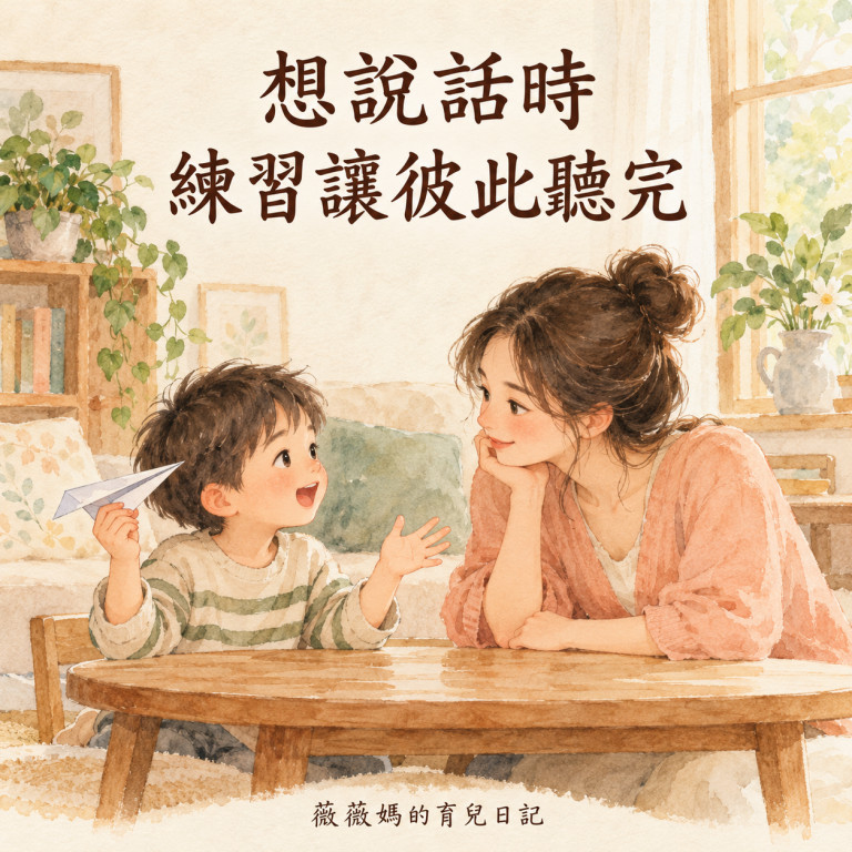 想說話時 練習讓彼此聽完