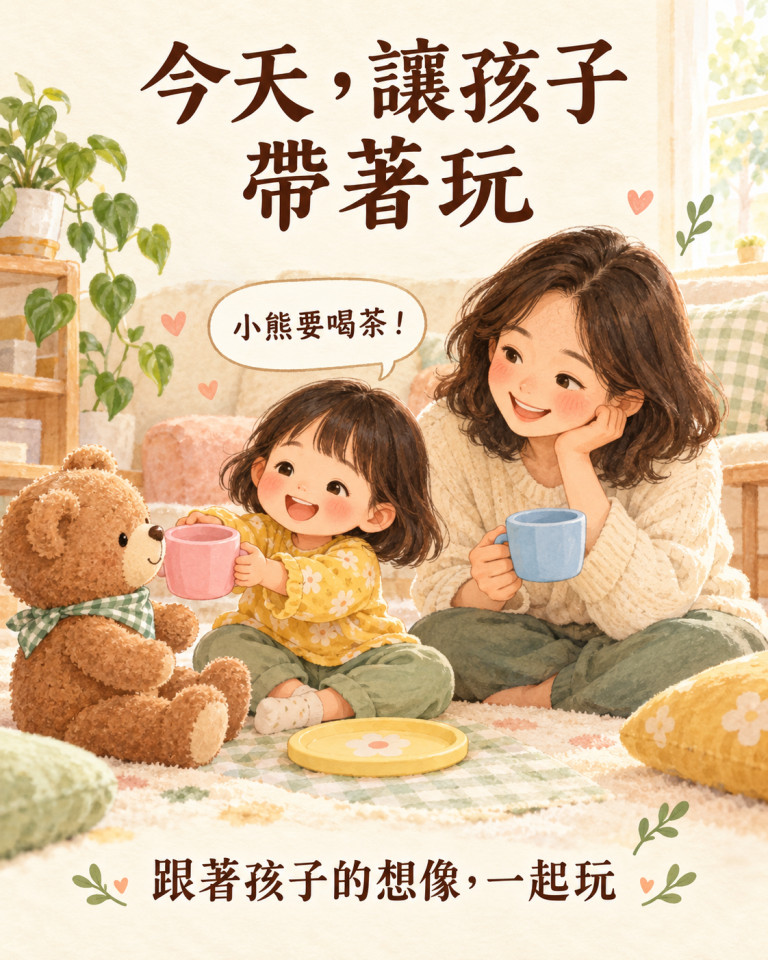 今天,讓孩子帶著玩 🧸