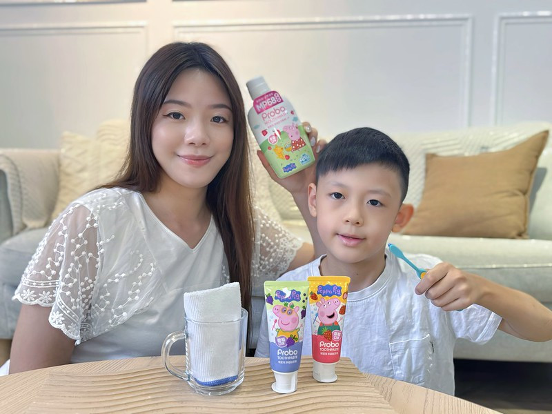 【口腔小教室】博寶兒多益肽兒童牙膏+博寶兒多益肽漱口水 讓孩子快樂刷牙儀式滿滿der~