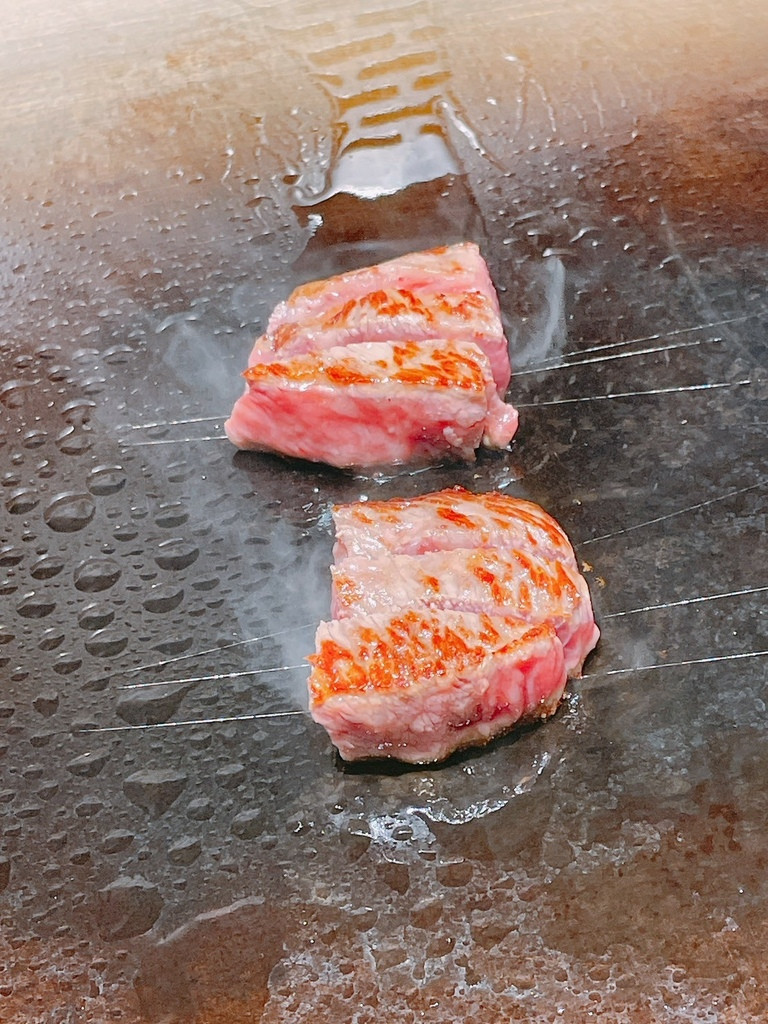 食記★魚貫鐵板燒｜台北中山區網路票選高CP值無菜單鐵板燒料理