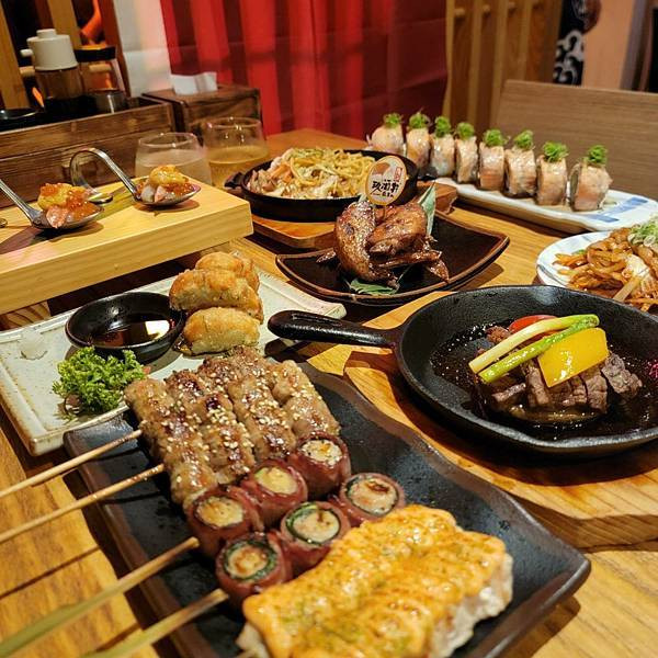 【東區居酒屋】：串燒、刺身、生食、調酒放題喝到飽，日式風情一次滿足！玖酒井食事町 (14).jpg