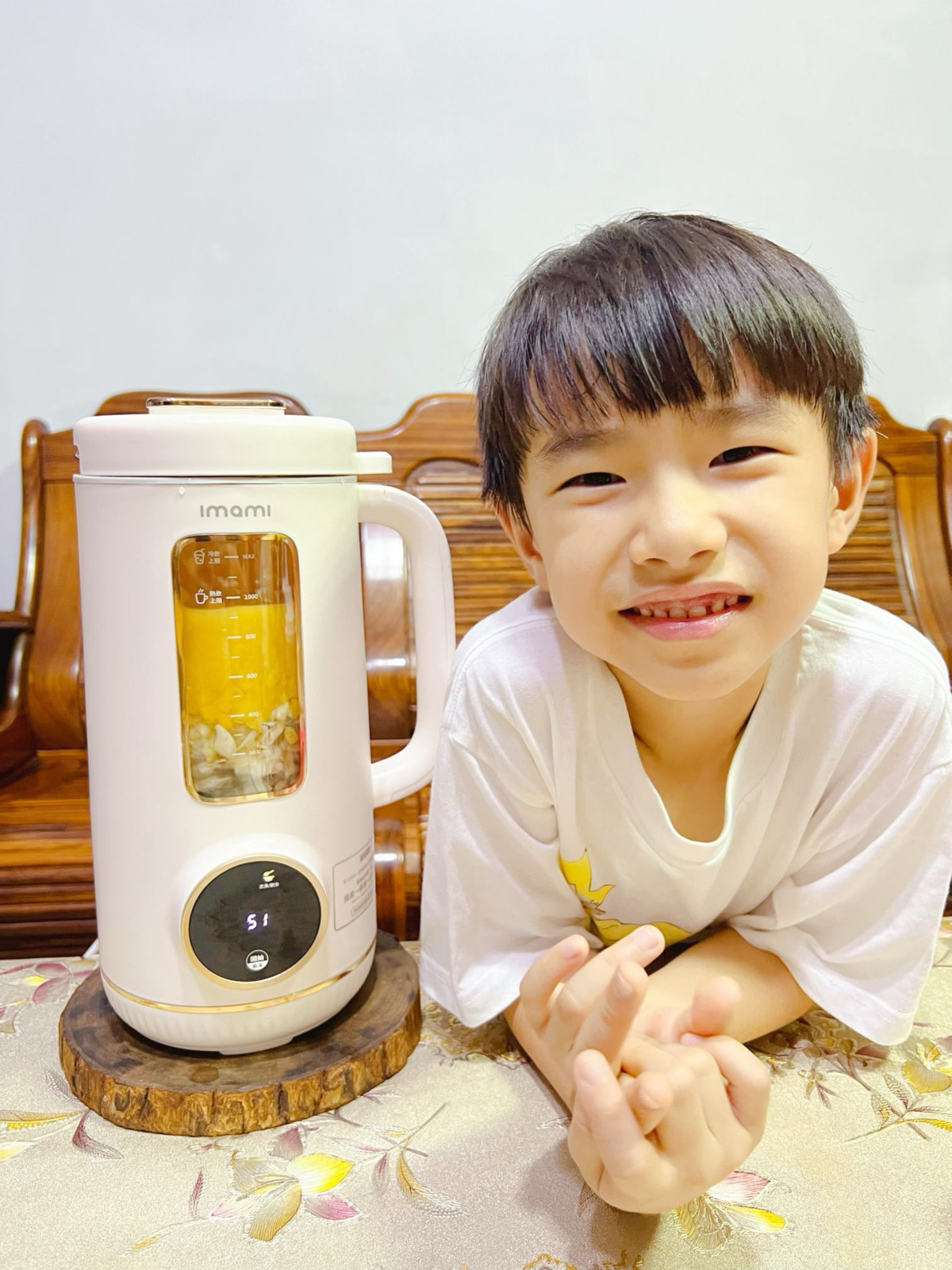 親子廚房時光】imami健康養生豆漿機 × 林林的小小廚神日
