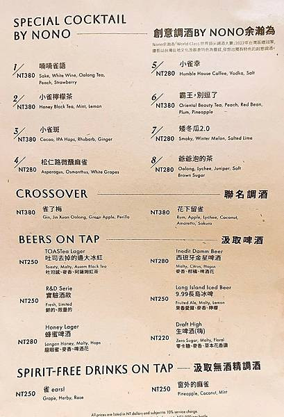 食記 ཾTIPSY Sparrow༺Le Méridien 